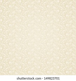 Floral seamless texture, endless pattern with flowers. Seamless pattern can be used for wallpaper. Vector illustration