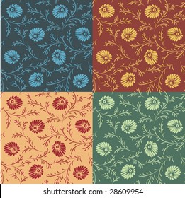 floral seamless tile
