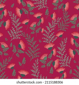 Floral. Seamless tiny floral pattern.