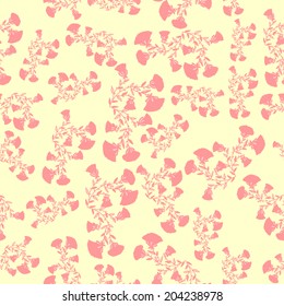 Floral seamless vector background
