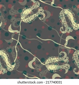 Floral seamless vector background