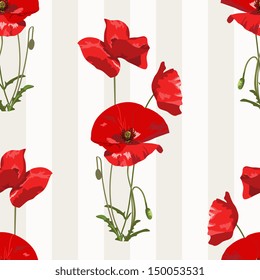 Floral seamless vector illustration