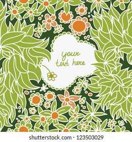 floral seamless vector pattern