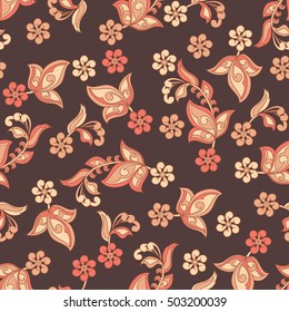 floral seamless vector pattern
