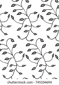 Floral seamless vector pattern