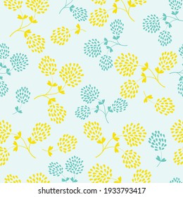 Floral seamless vector pattern design