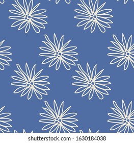 floral seamless vector pattern editable and separable