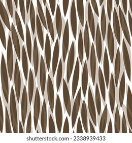 Floral seamless vector pattern. Leafs subtle background. African animal print, safari ornament