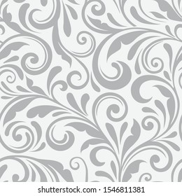 Floral seamless vector pattern. An ornament background and wallpaper of flowers.