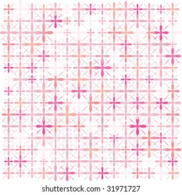 Floral seamless vector pattern retro background