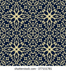 Floral seamless vector pattern that can be used as: background, wallpaper, greeting card and invitation, wrapping paper, textile, on fashion and home products like pillows.