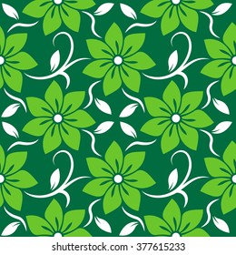 Floral seamless vector pattern that can be used as: background, wallpaper, greeting card and invitation, wrapping paper, textile, on fashion and home products like pillows.