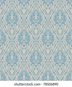 Floral seamless vector royal beauty vintage pattern