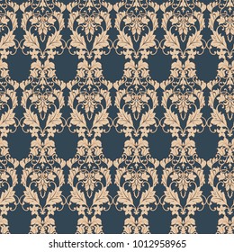 Floral Seamless vintage background. Vector background