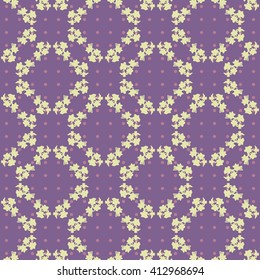 Floral seamless vintage pattern.