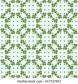 Floral seamless vintage pattern.