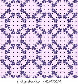 Floral seamless vintage pattern.