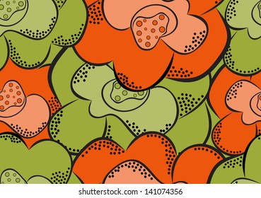 Floral seamless wallpaper
