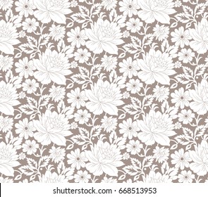 Floral seamless wallpaper