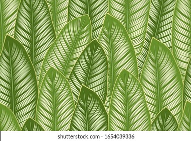 Floral seamless wallpaper pattern background. Vector illustration.