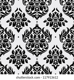 floral seamless wallpaper vector illustration