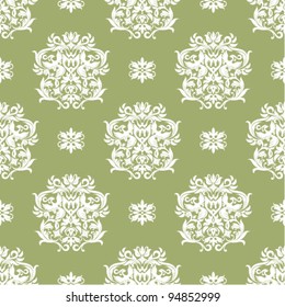 floral seamless wallpaper vector illustration