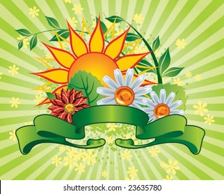 Floral and season background