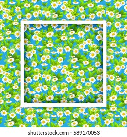 Floral seasonal frame