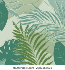 floral shape abstract minimal. Used for decoration, advertising design, websites or publications, banners, posters and brochures.