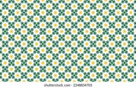 Floral shape curved rectangular pattern background design