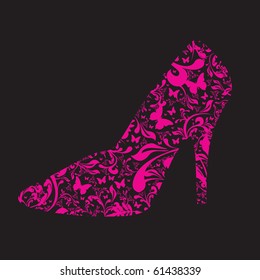 floral shoe