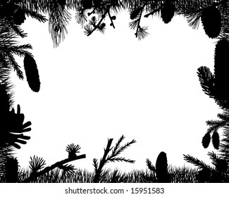 floral silhouette picture frames for design use