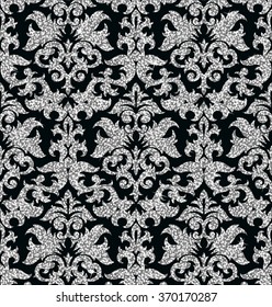 floral silver wallpaper