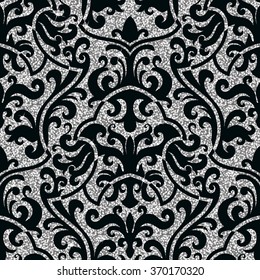 floral silver wallpaper