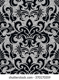 floral silver wallpaper