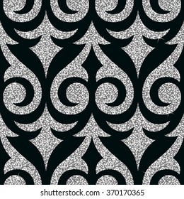 floral silver wallpaper