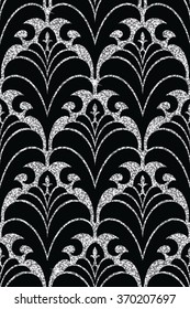 floral silver wallpaper