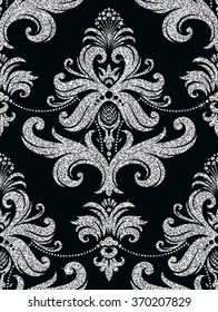 floral silver wallpaper