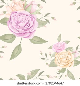 floral simple seamless pattern design