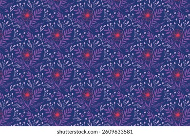 floral single line seamless pattern for trendy home textile kitchen wear women fashion and modern wrapping paper prints


