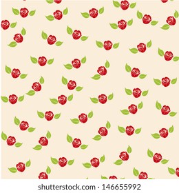 floral skin over pink background vector illustration 