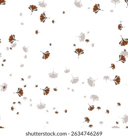 Floral skin pattern seamless. Design for fabric, wallpaper, wrapping, background.