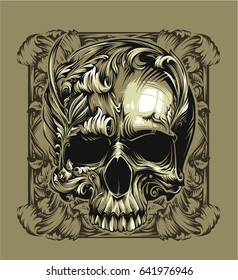 Floral Skull
