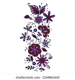 Floral Slogan Tshirt Print Design