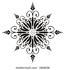 floral snowflake