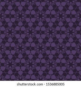 Floral Spade Repeating Pattern Background