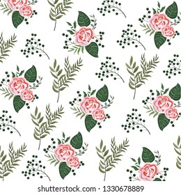Floral spring background