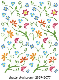 floral spring background