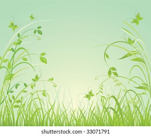Floral spring background