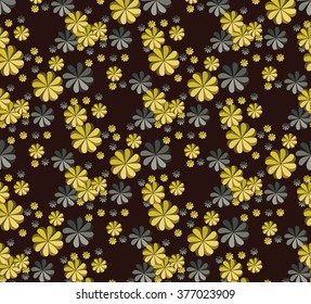 Floral spring design composition pattern background. Decor element for fabrics, textures, wallpapers. Vector